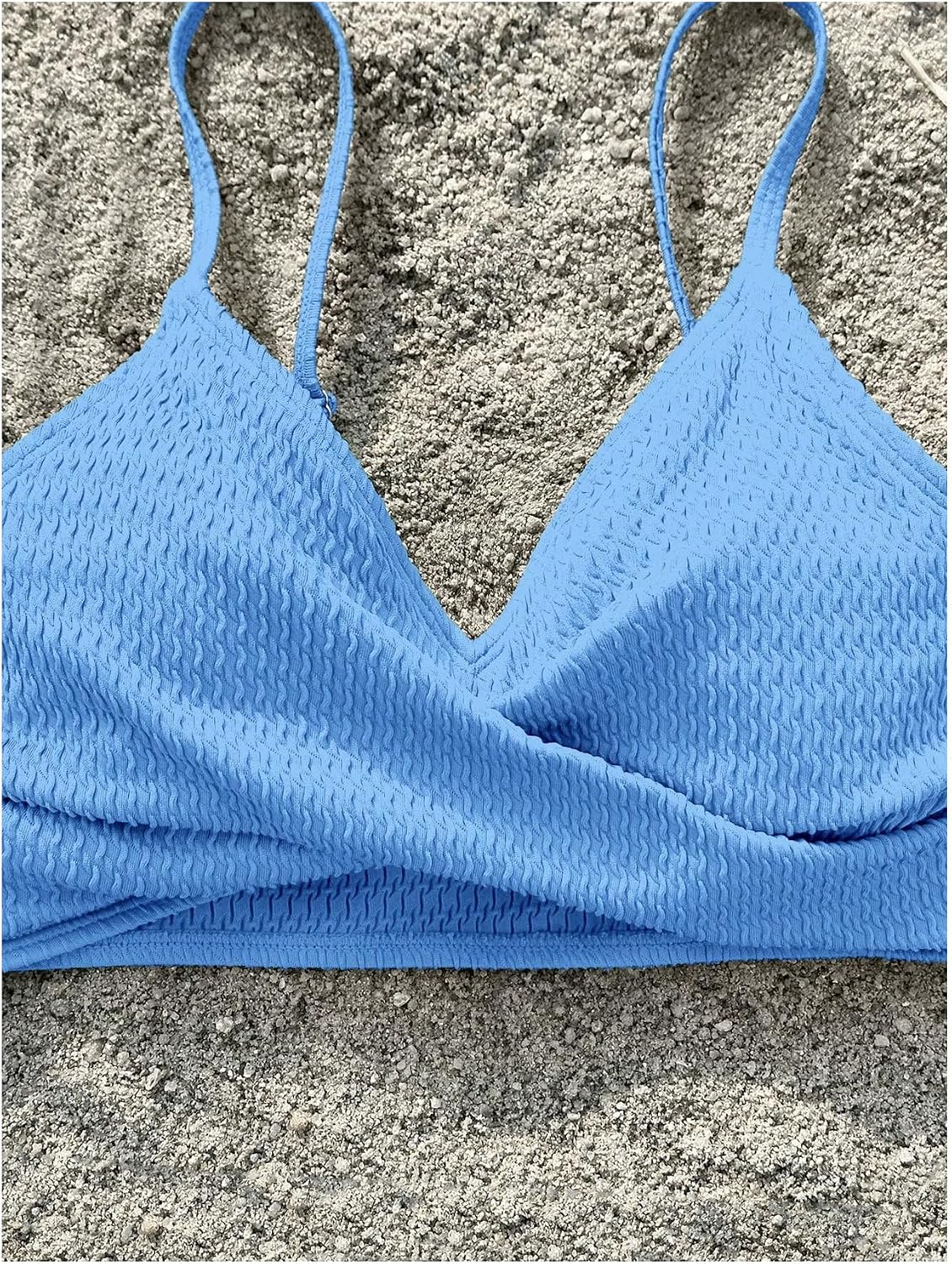 SHENHE Girl's 2 Piece Swimsuits V Neck Criss Cross Adjustable Strap Bathing Suits Bikini Set