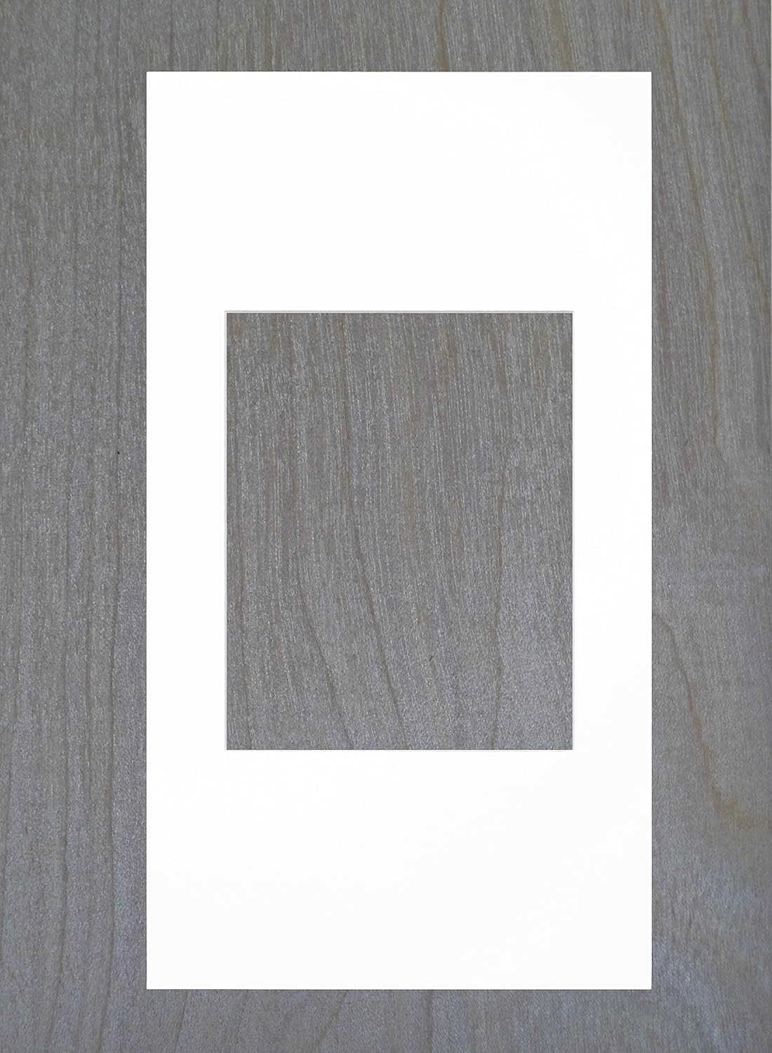11x20 Picture Frame Matting (Fits most XL Concealed Cabinets) (White with 3 5x7s) from Fox Hollow Furnishings