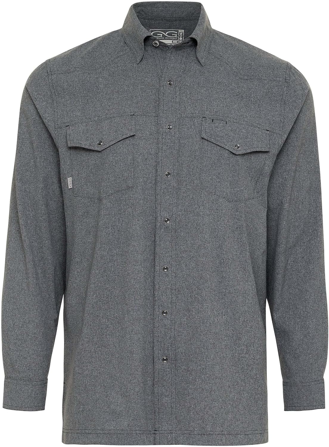 Caviar Pearl Snap Shirt | Long Sleeve