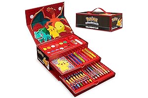 Crayola Pokemon Pikachu Art Case Art Set