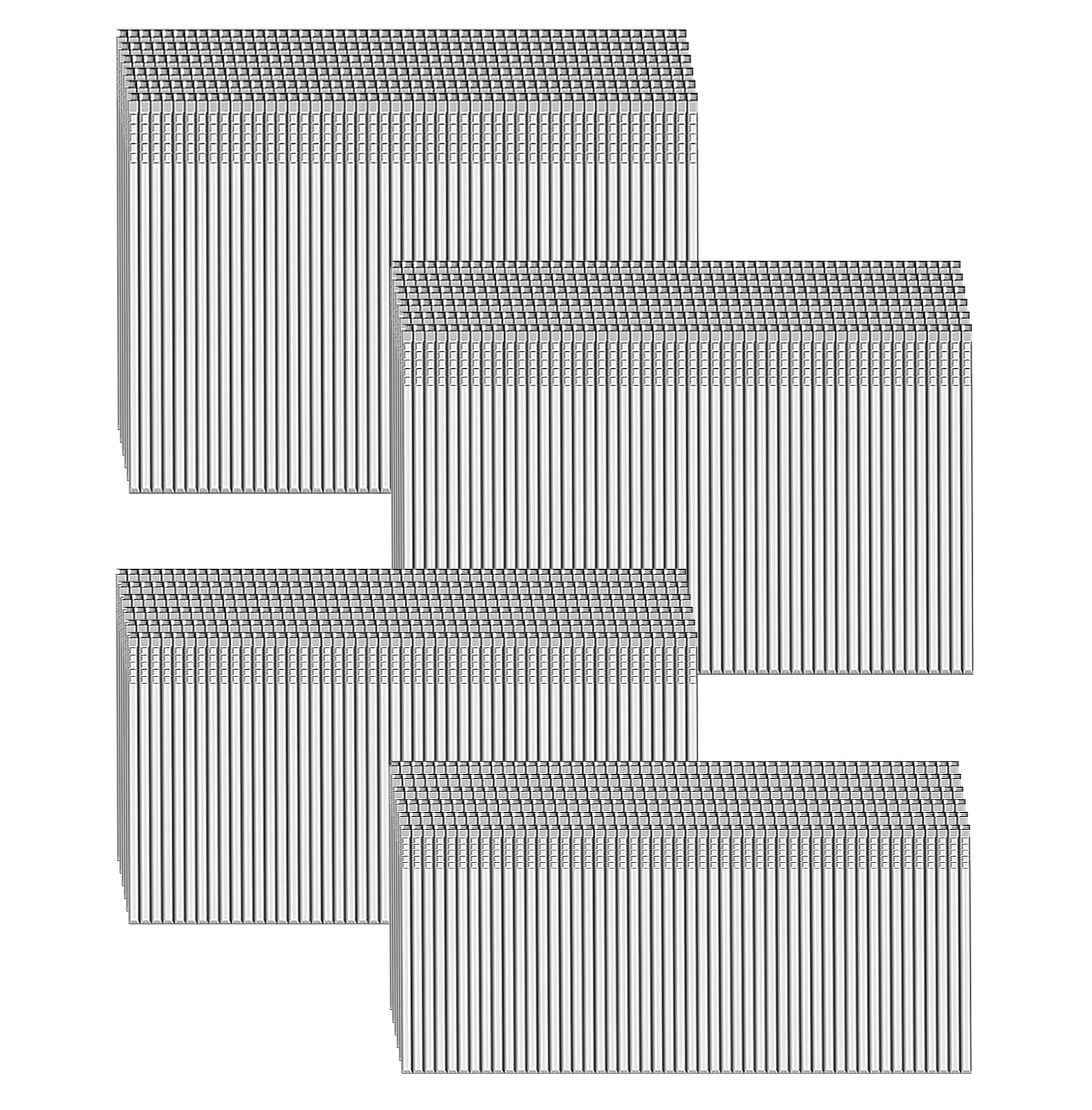 HW HAMWOO 16 Gauge Finish Nails, Galvanized Nails,4 Size,2400Pcs | Multi-Pack, 1-1/4", 1-1/2", 1-3/4", 2", For Pneumatic & Electric Finish Nailer,