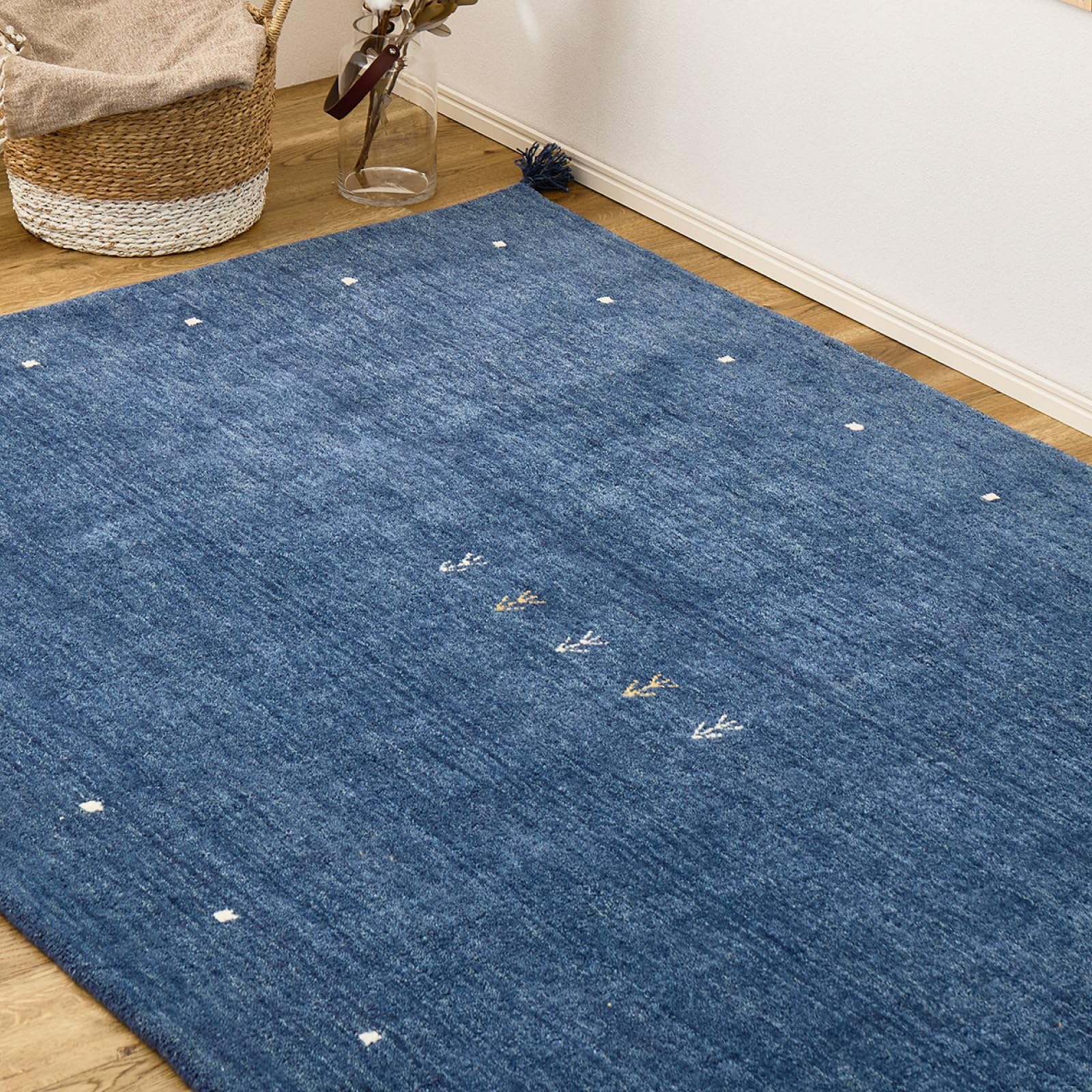 Amazon｜萩原 ギャッベ ラグ LORRI BUFF L18 約140×200cm ウール 羊毛