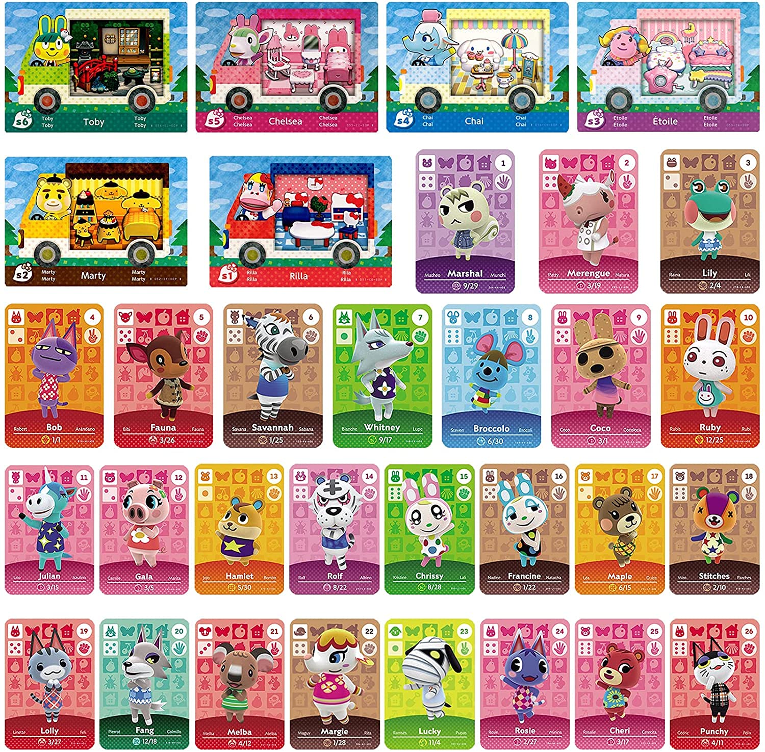 Animal Crossing Rare Amiibo Cards Animal Crossing Amiibo Cards