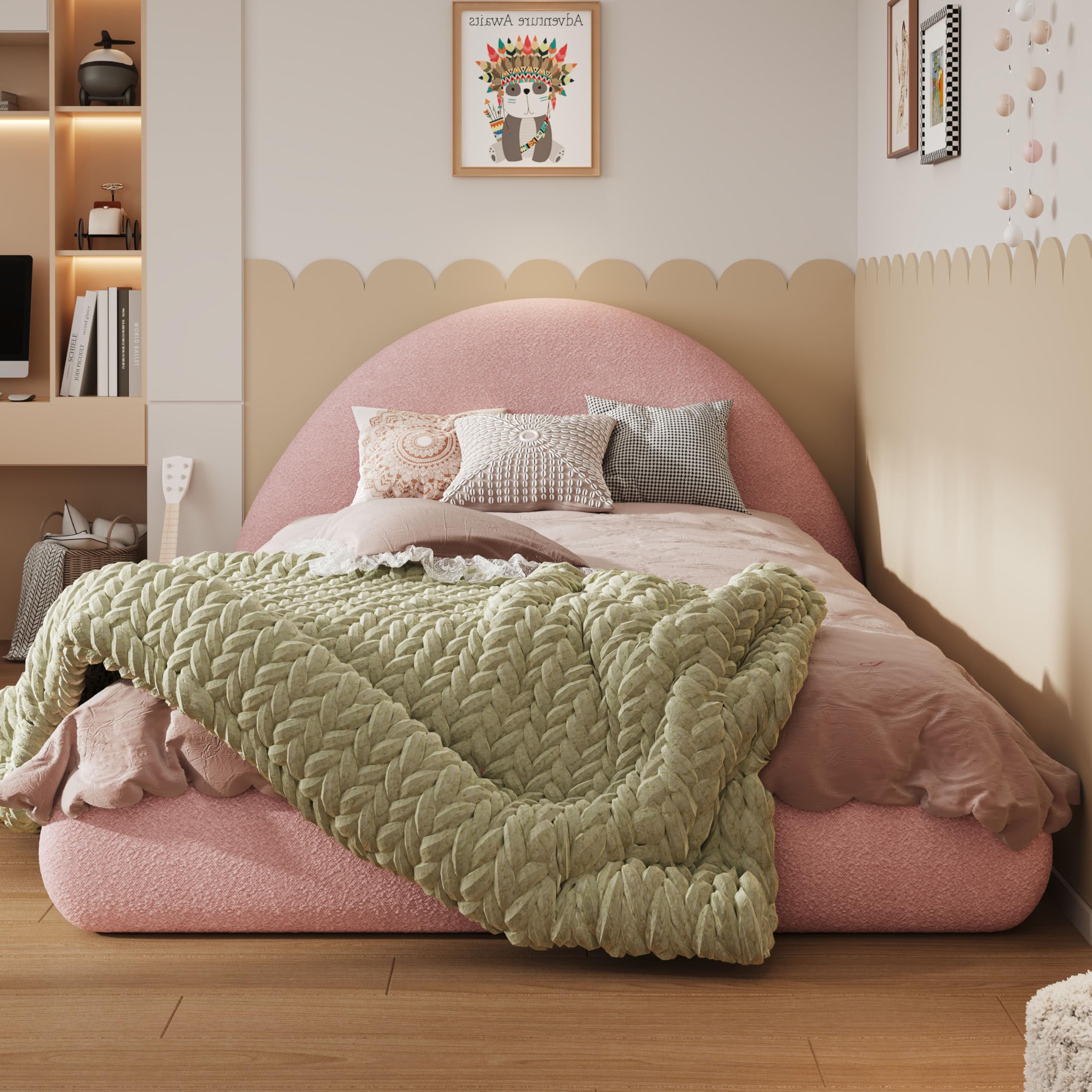 Photo 1 of Incomplete item, parts only***
Christopher Knight Home Nielda Teddy Fleece Upholstered Twin Size Bed Frame