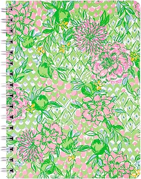 Lilly Pulitzer Small Spiral Notebook, Lime Feeling Good