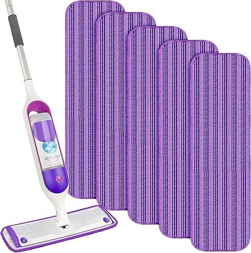 Almohadillas reutilizables para trapeador compatibles con Swiffer PowerMop, almohadillas de repuesto de mopa de microfibra, repuestos lavables para
