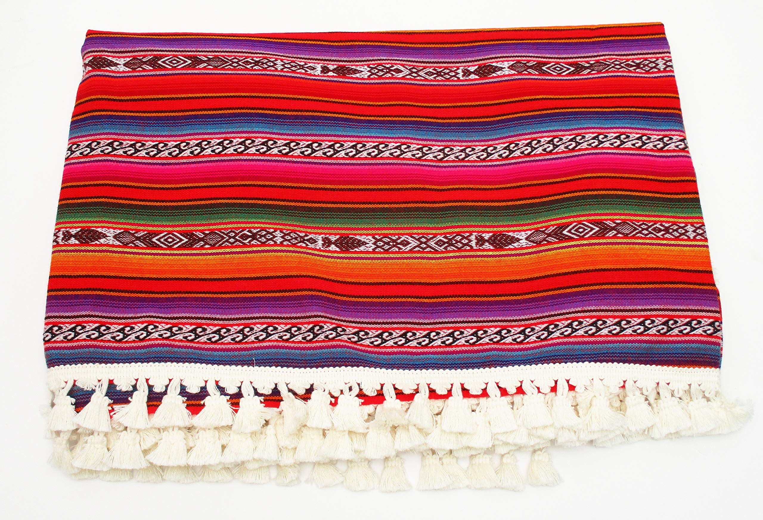 Tablecloth New design South American Inka Peruvian Fabric Native Table Cover 48" x 78" Peru Bolivia Ecuador