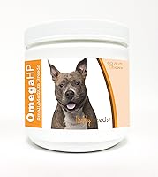 Vista 88 de Healthy Breeds Schnauzer en miniatura Omega HP Ácido graso para piel y pelaje Masticables suaves 60