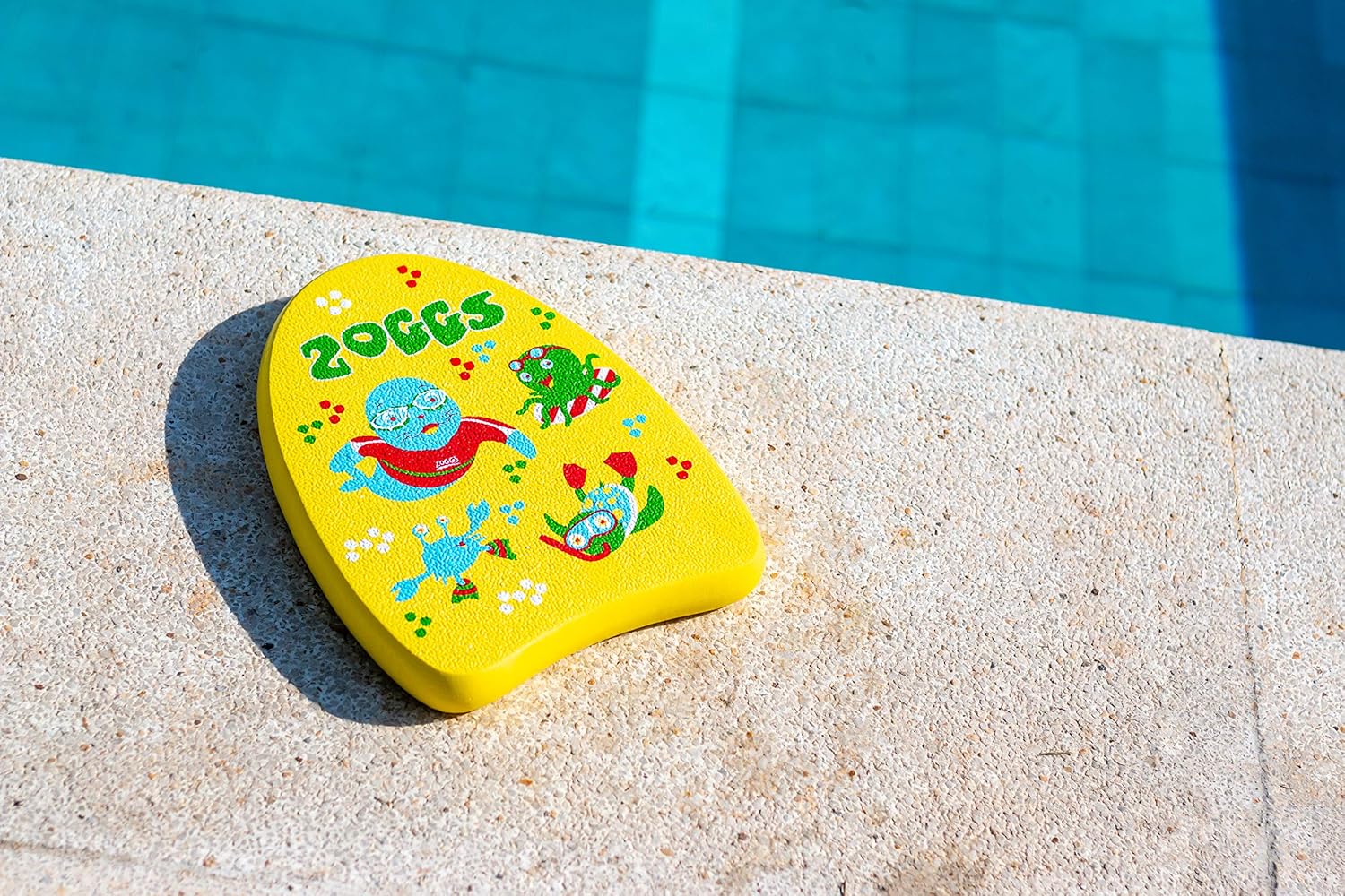 Zoggs Children's Zoggy Mini Easy Learn to Swim Float Kickboard - Yellow, 3-12 Years, 27.5 x 22 x 2.8 cm