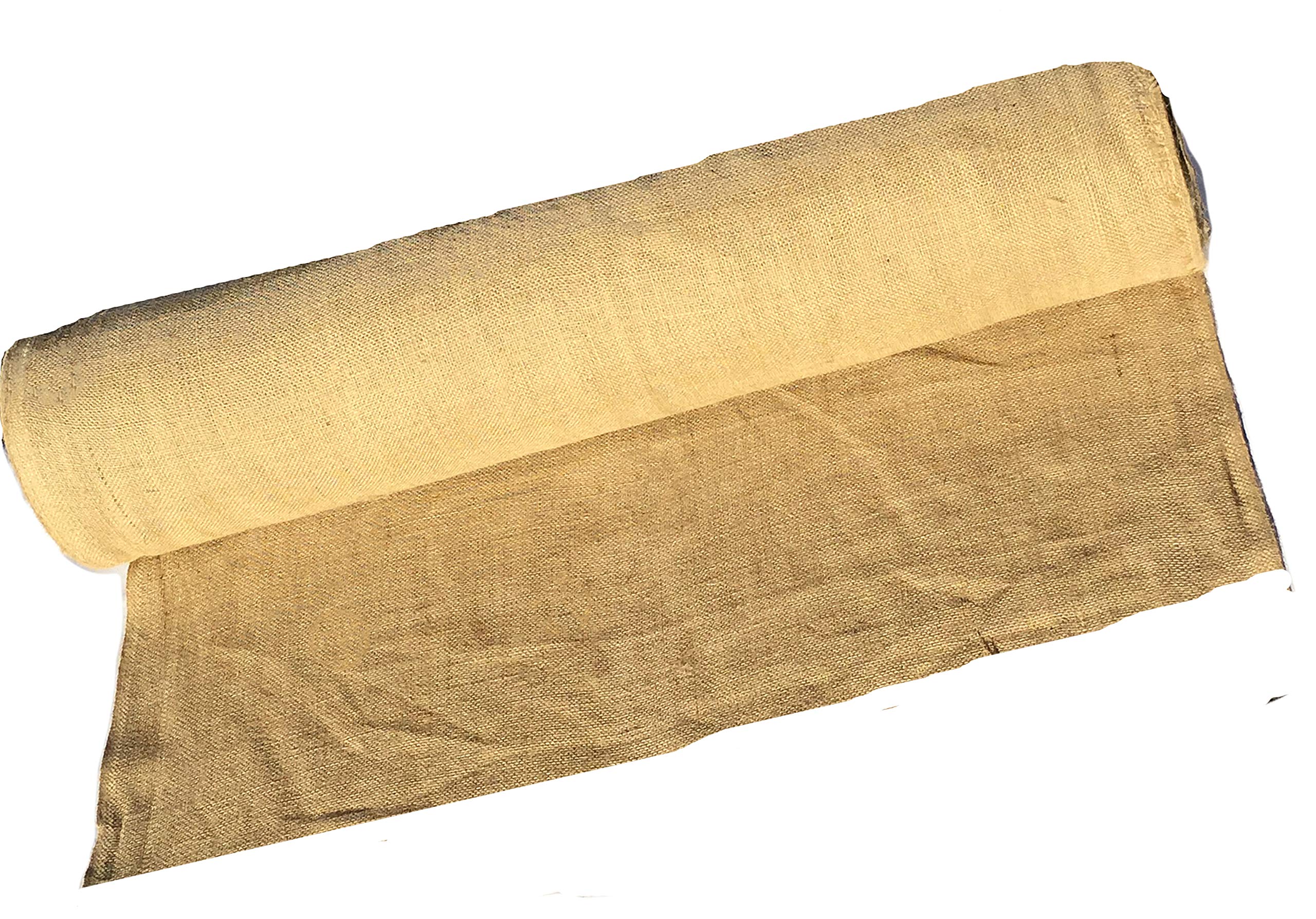 AAYU Burlap Fabric Roll 30ft | 34-36 Inch x 10 Yards | 10 Ounces | Weed Barrier | Plant Cover | Garden Netting | Wedding Burlap