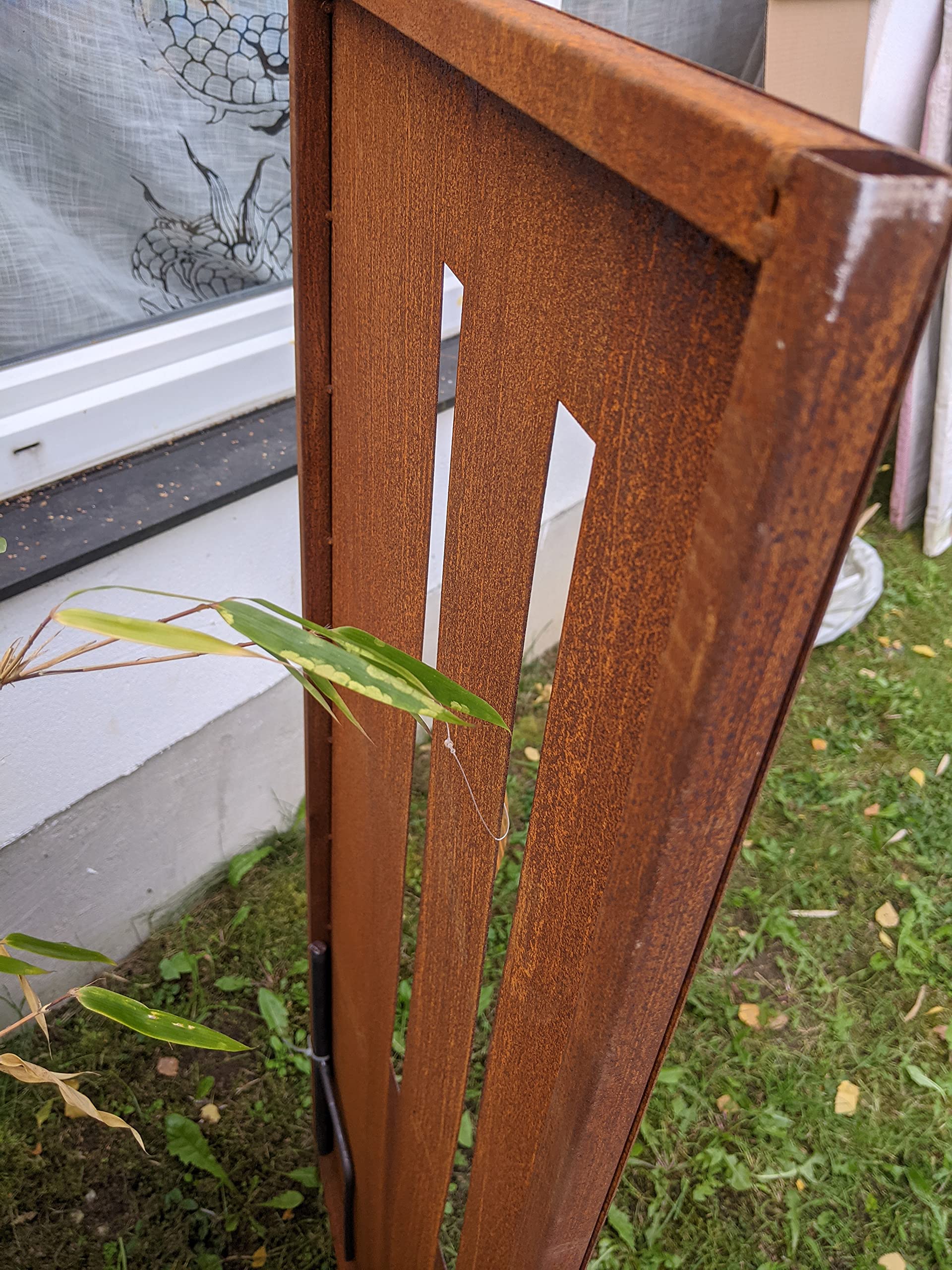 Edelrost Sichtschutzwand Aus Metall (B50xH125 Cm) – Rost-Optik Für Garten, Terrasse & Als Dekoelement