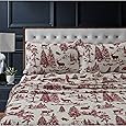 Tribeca Living 100% Cotton Flannel Sheet Set - 200 GSM, Deep Pocket, Ultra Soft & Cozy, Twin, Multicolored