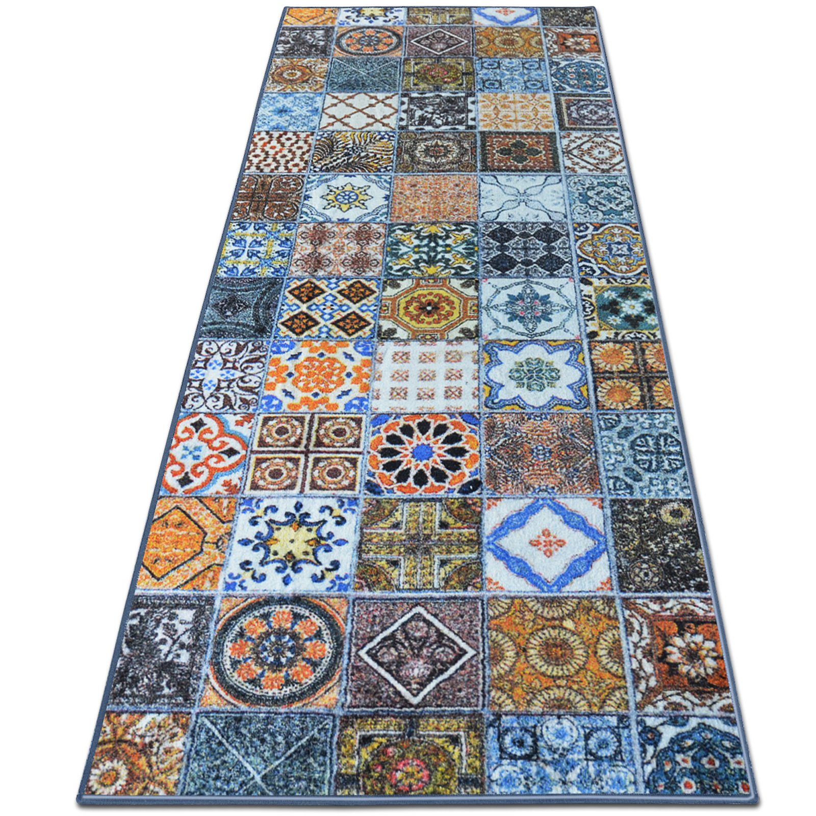 Casa Pura Vintage Carpet Rug Runner For Hallway Bonita 80x200cm Patchwork Pattern In Vintage Style Ideal For Kitchen Bedroom Floor Etc Multiple Lengths Buy Online In Aruba At Desertcart Productid 55986340