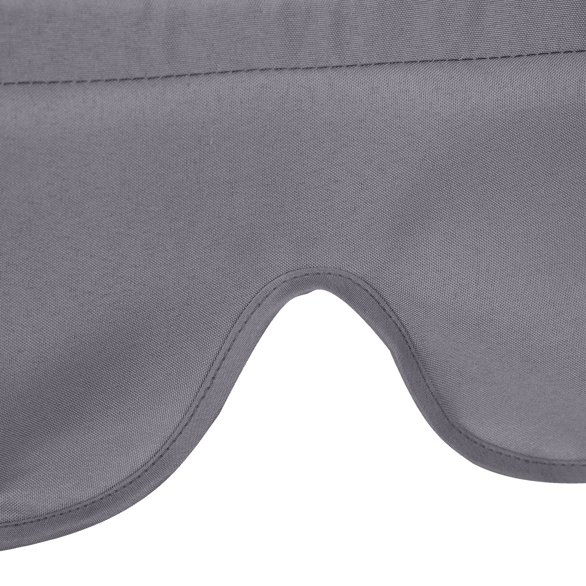 Outsunny Cuscini da Esterno in Gommapiuma e Poliestere per Dondolo da Giardino 3 Posti con Lacci di Fissaggio, 2 Pezzi da 130x45x5 cm, Grigio Scuro