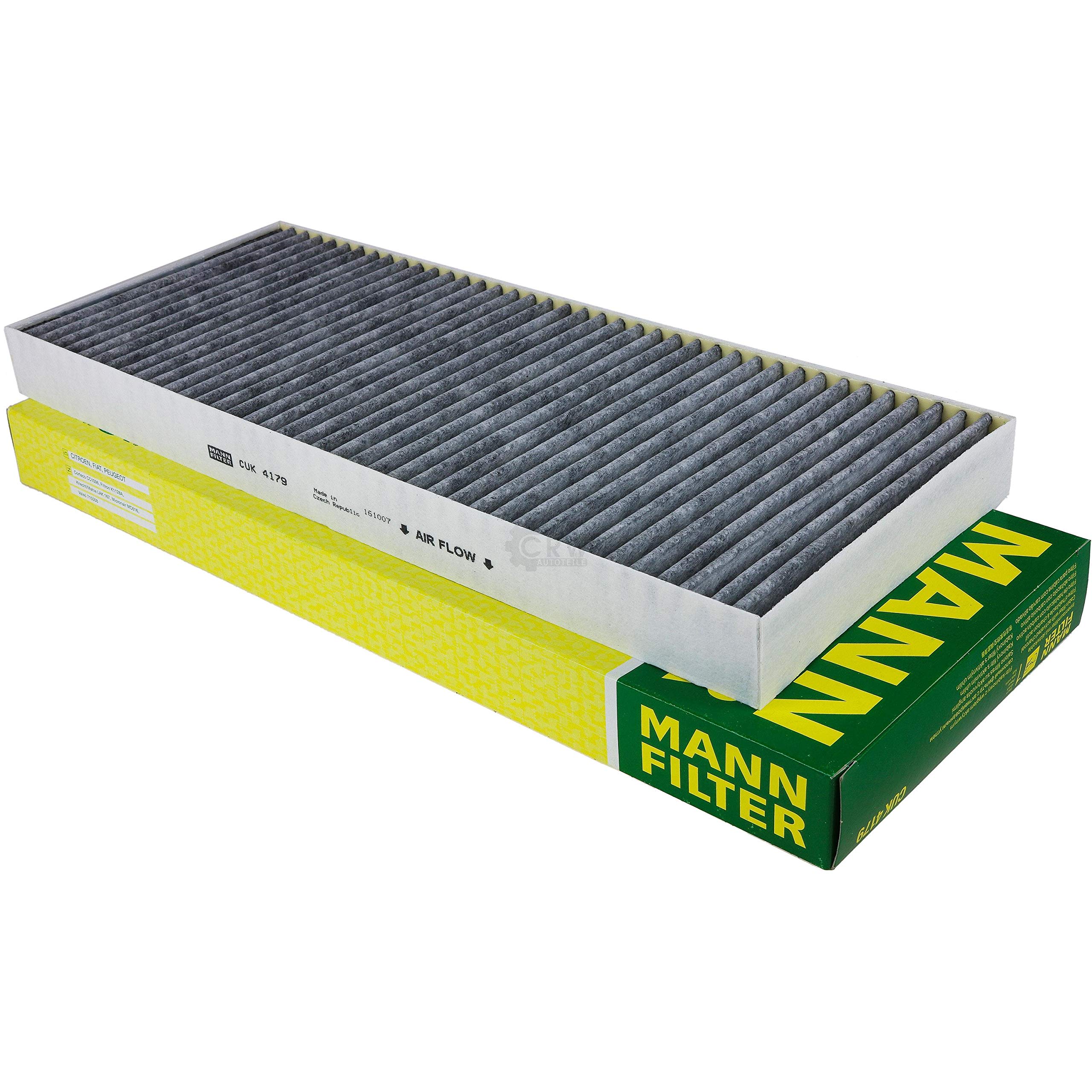 Paquete de inspección Kit de mantenimiento de filtros con filtro de aceite HU 711/51 x, filtro de aire C 35 160/1, filtro de combustible WK 12 001, filtro de habitáculo CUK 4179, tornillo de