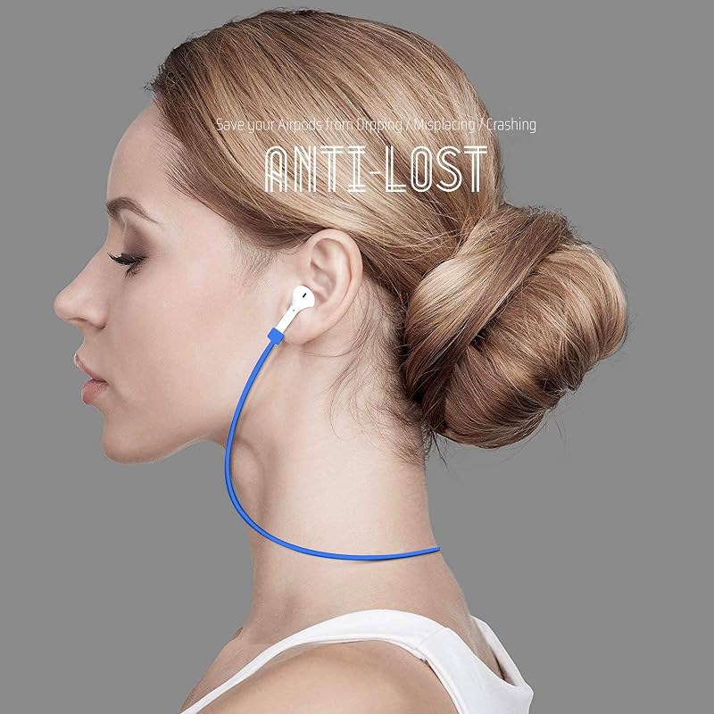cobcobb Ultra Strong Magnetic Airpod Pro Strap Anti-Lost Cord Sports Lanyard Compatible with Airpods 3rd 2nd Generation Pro 3 2 1 (Blue) image 2