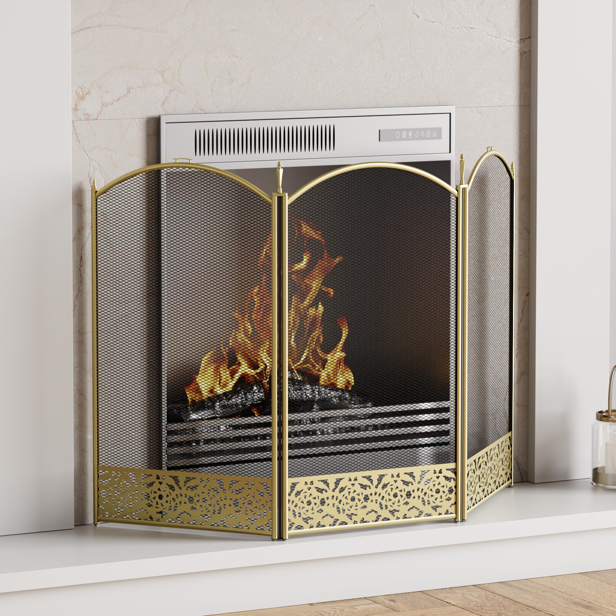Home Discount Fire Screen, in Ottone