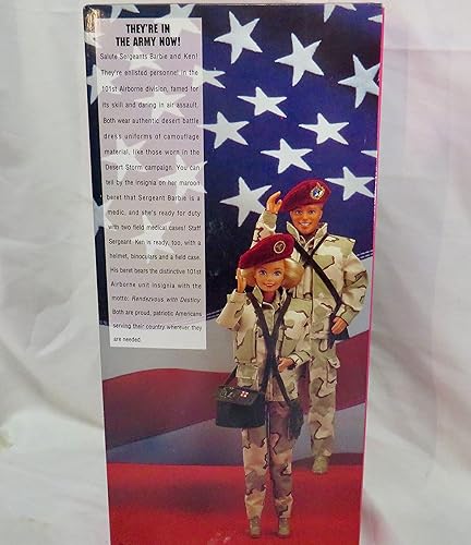 Miniatura 5 de ARMY BARBIE DOLL Edición especial ESTRELLAS 'n STRIPES w Army Outfit & More (1992)