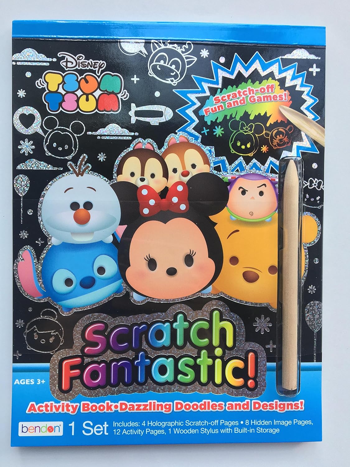 Disney Tsum Tsum Scratch Fantastic Activity Book Toys & Games