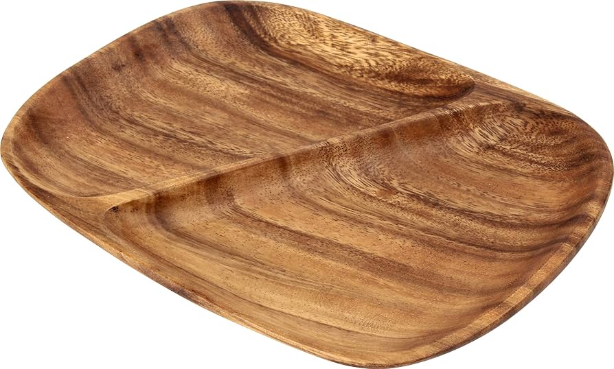 新品 未使用 送料無料 アカシアレクタングルトレー 2仕切付 6枚セット 楽天市場】ランチプレート アカシア 食器 【レクタングルトレー