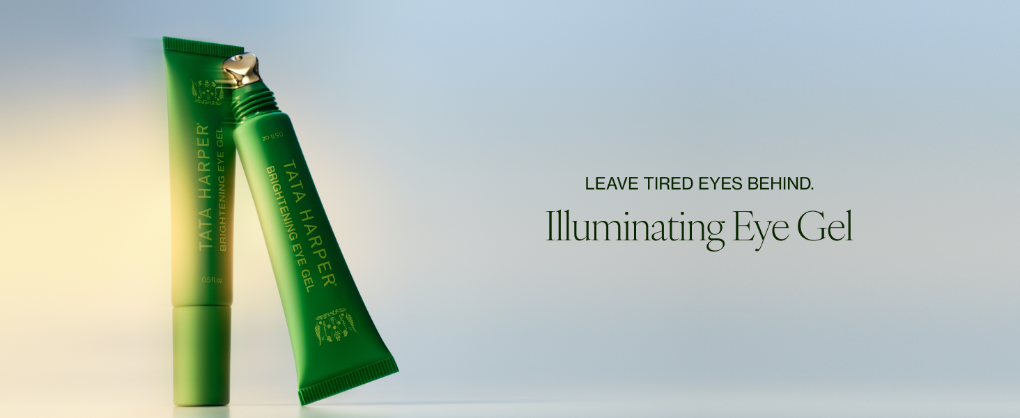 Tata Harper Illuminating Daily Eye Gel, Lightweight & Depuffing, For Dark Circles, Available in 3-Piece Set