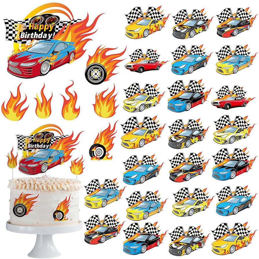 Free Printable Hot Wheels Cupcake Toppers Free Printable Hot Wheels Cupcake Toppers