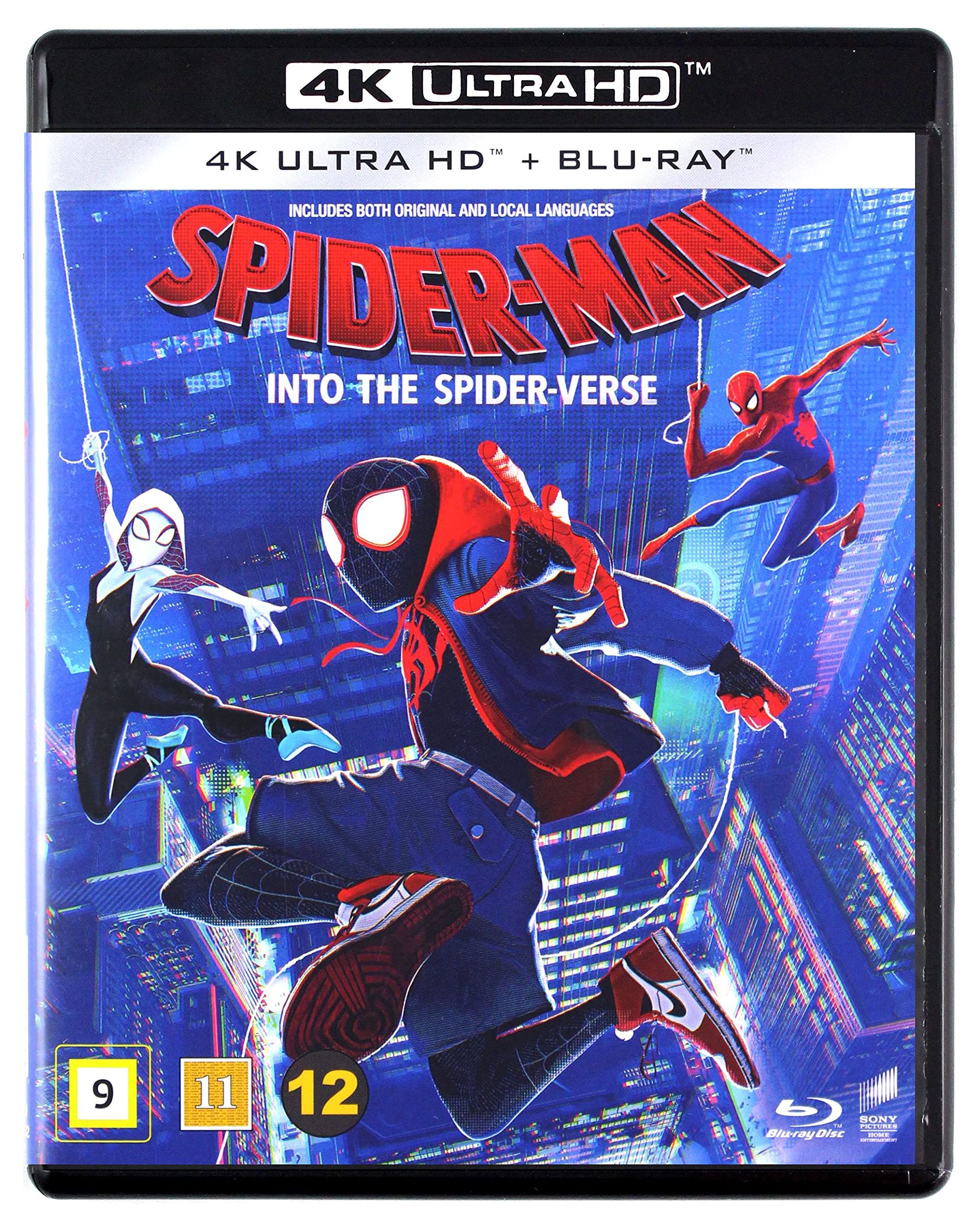 Sony Pictures Spider-Man: Into The Spider-Verse Blu-ray 4K Ultra HD