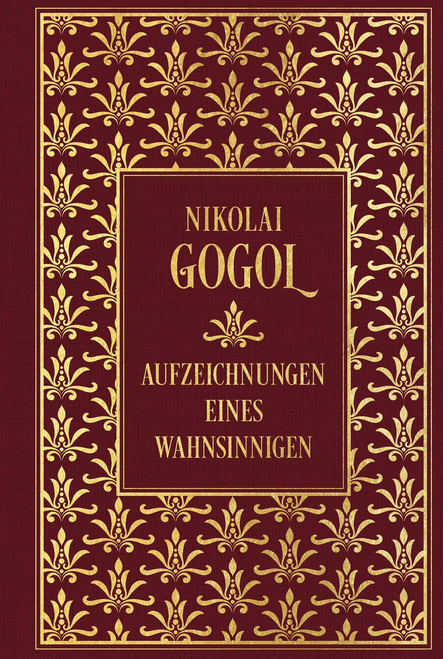 Aufzeichnungen eines Wahnsinnigen: Leinen mit Goldprägung