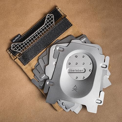 Miniatura 6 de Überleben Estufa de camping de titanio Stöker  Estufa de leña ultraligera de 7.7 onzas para mochileros, senderismo y cocina al aire libre  Esencial