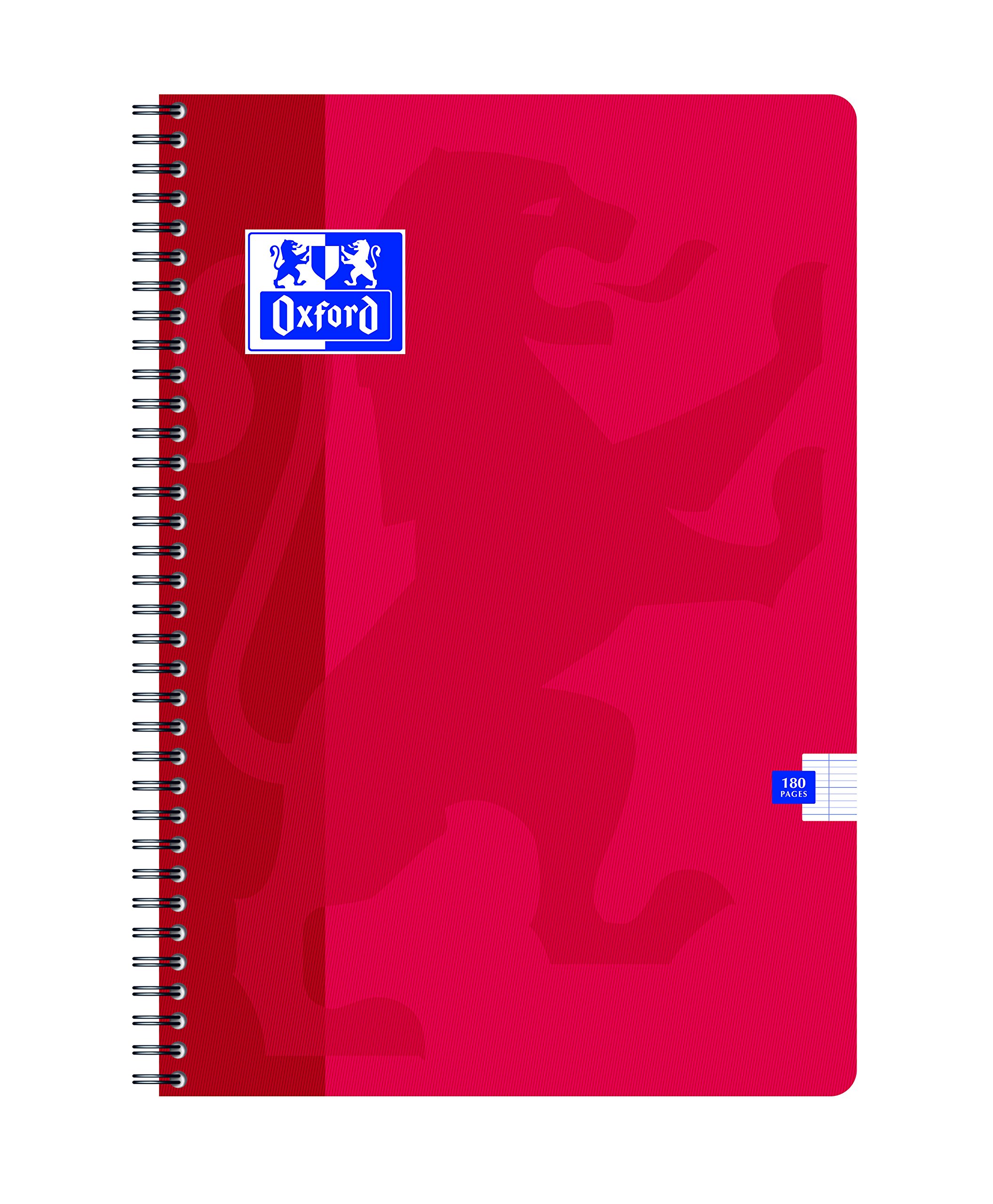 Oxford 100103358 Ufficio Classique Workbook plaid 21 x 29,7 centimetri 180 pagine 5 pezzi
