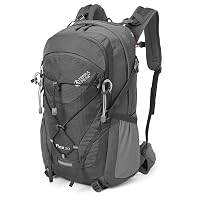 Terra Peak® Zaino da Trekking 30 litri uomo donna grigio FLEX 30 MEDIO