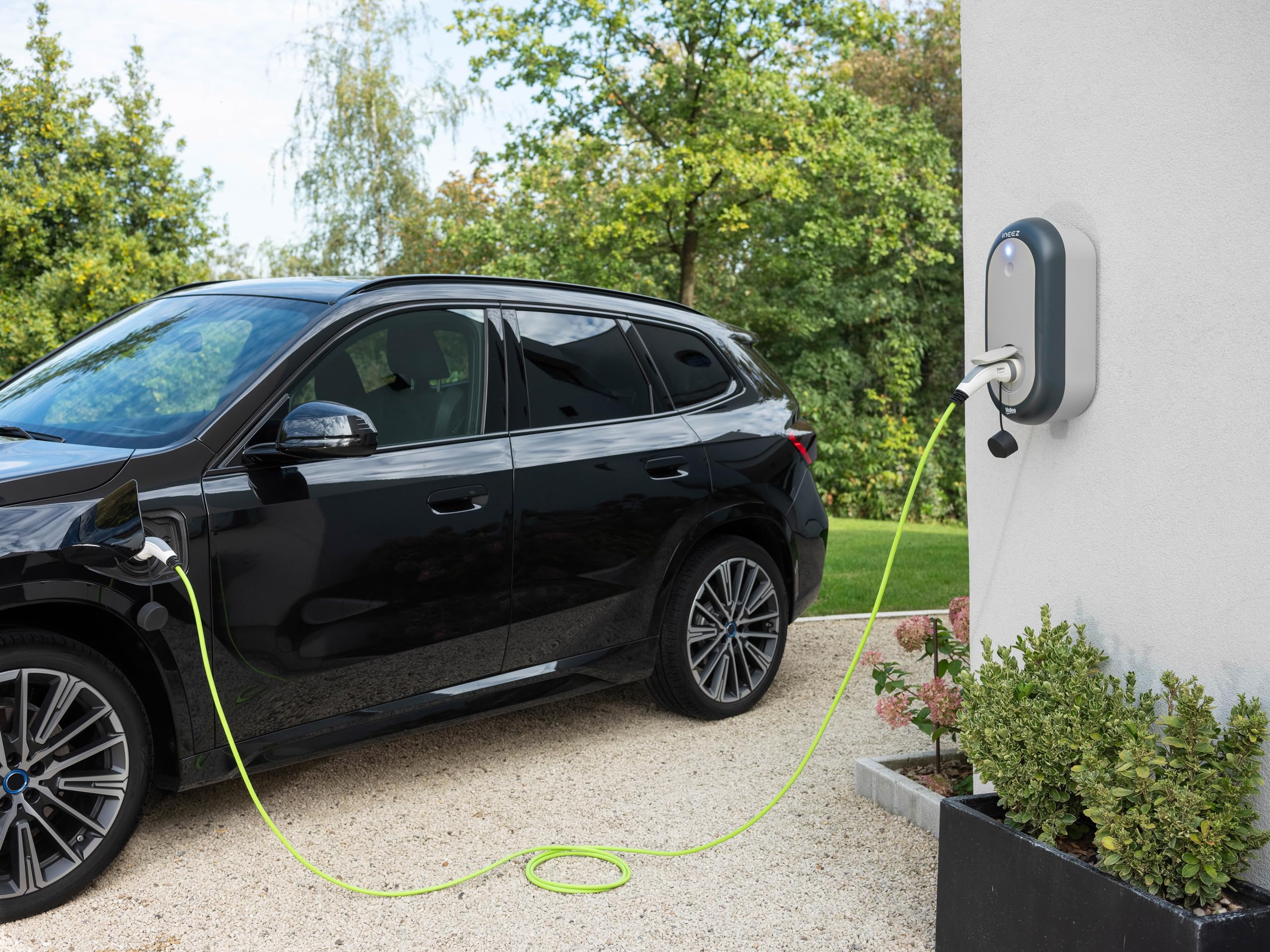 Valeo Ineez 652104 - Cavo di Ricarica per Veicoli elettrici o ibridi Plug-in con Borsa per Il Trasporto, Tipo 2 su Tipo 2-11 kW, 5 Metri