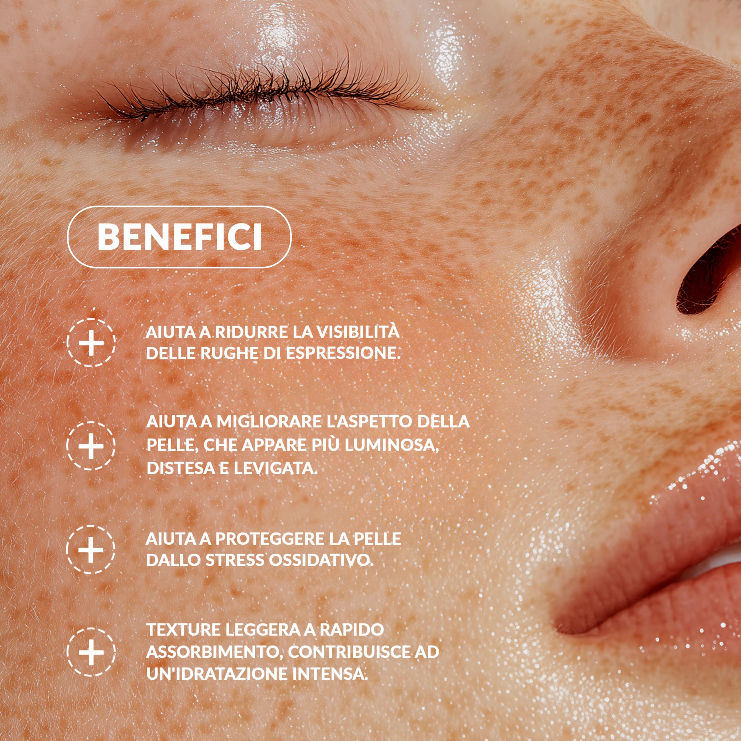 Nuvò – Siero Viso Anti Aging, 30 ml, Contrasta le Rughe, Leviga e Nutre la Pelle, con 80% Bava di Lumaca Bio, Esapeptide-8 e Vitamina E, Adatto per Uomo e Donna, Made in Italy