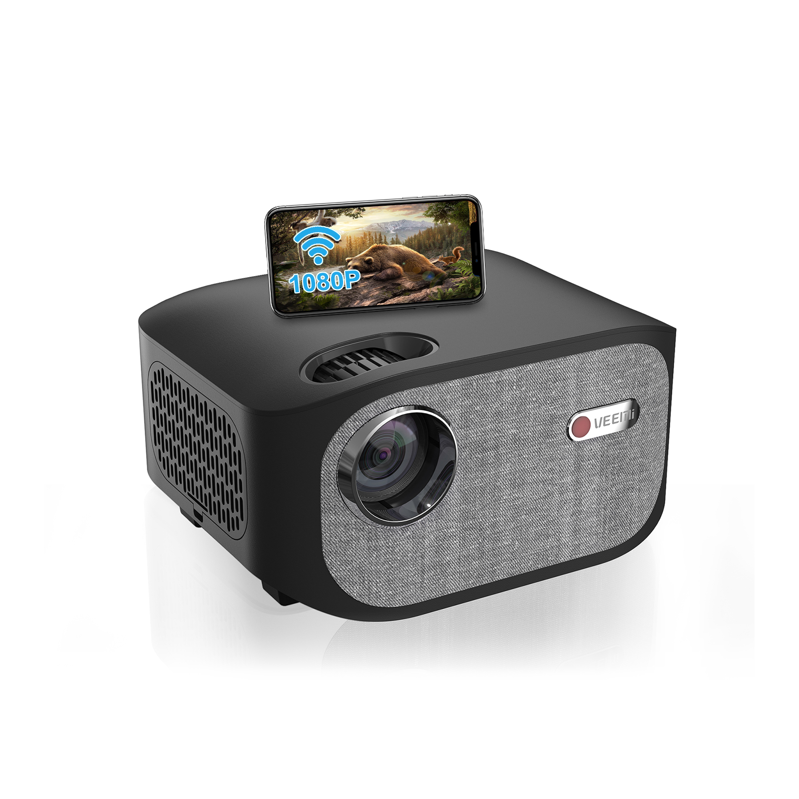 Amazon.com: Veemi WiFi Projector 1080P 9000Lux Full HD Video