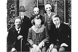 Framed Halloween Horror Movie Villains Wall Art