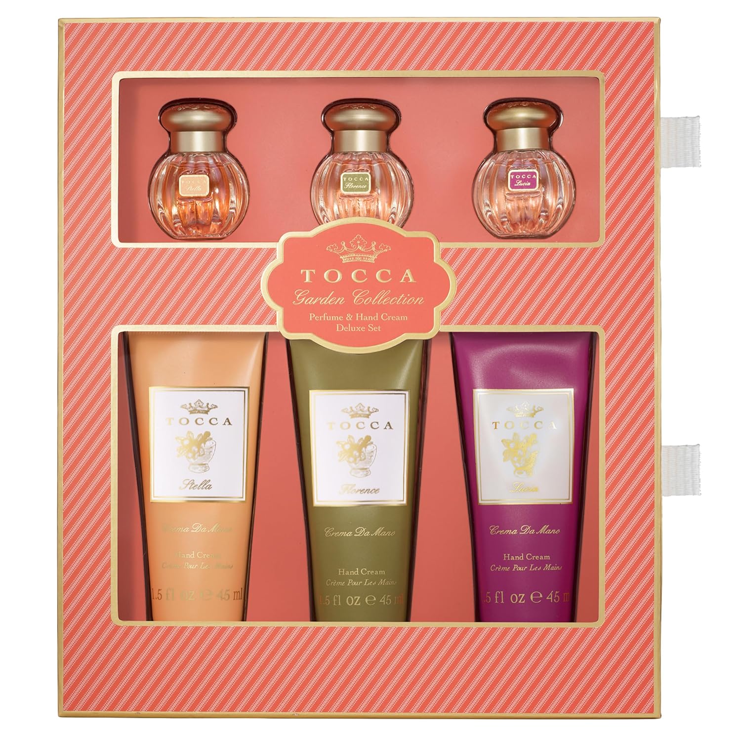 Tocca Garden Collection Mini Perfume & Hand Cream Deluxe Gift Set - Includes Florence, Stella and Lucia