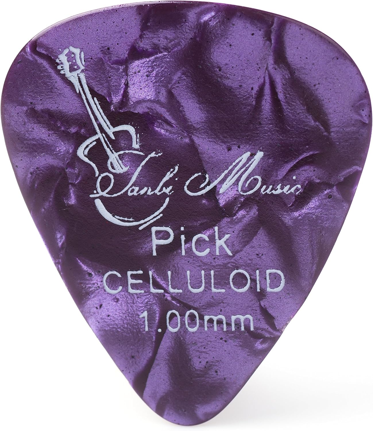 Assorted Celluloid Guitar Picks in Bulk: Thin, Medium and Heavy Gauge (50/60/75 pcs pack)