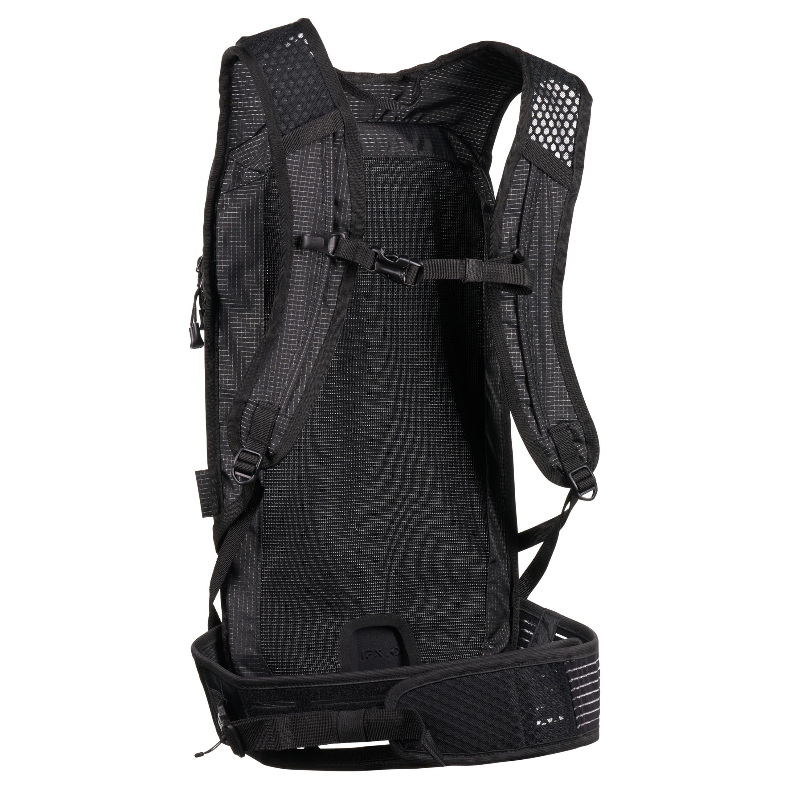 O'NEAL JUNCTION MTB DH Protektorrucksack Schwarz - ultraleichte Design von nur 0,7 kg - abnehmbarem Frontfach - robustes Ripstop-Material mit reflektierenden Details -Integrierte Regenhülle | Inklusive herausnehmbarem Rückenprotektor