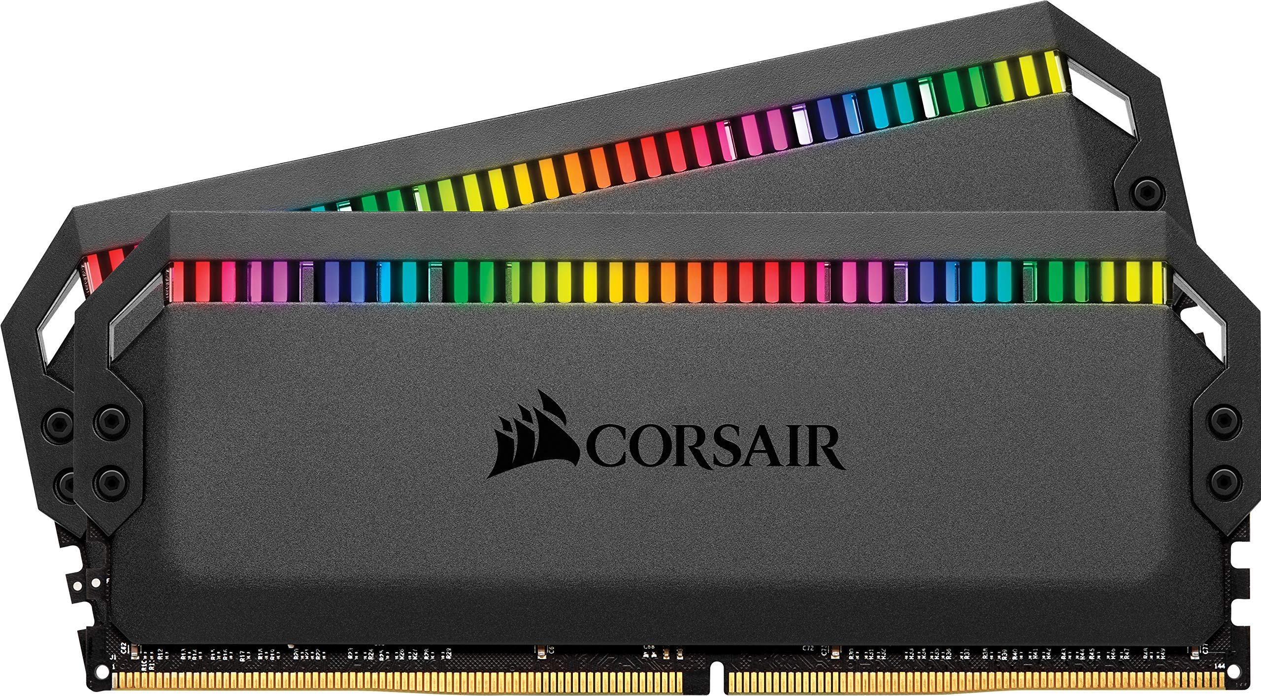 Corsair CMT16GX4M2Z3200C16 Dominator Platinum Kit di Memoria per Desktop a Elevate Prestazioni, DDR4 16 GB, 3200 MHz, 2 x 8 GB, Nero