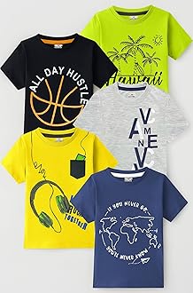 Boys Half Sleeves Cotton T-Shirt