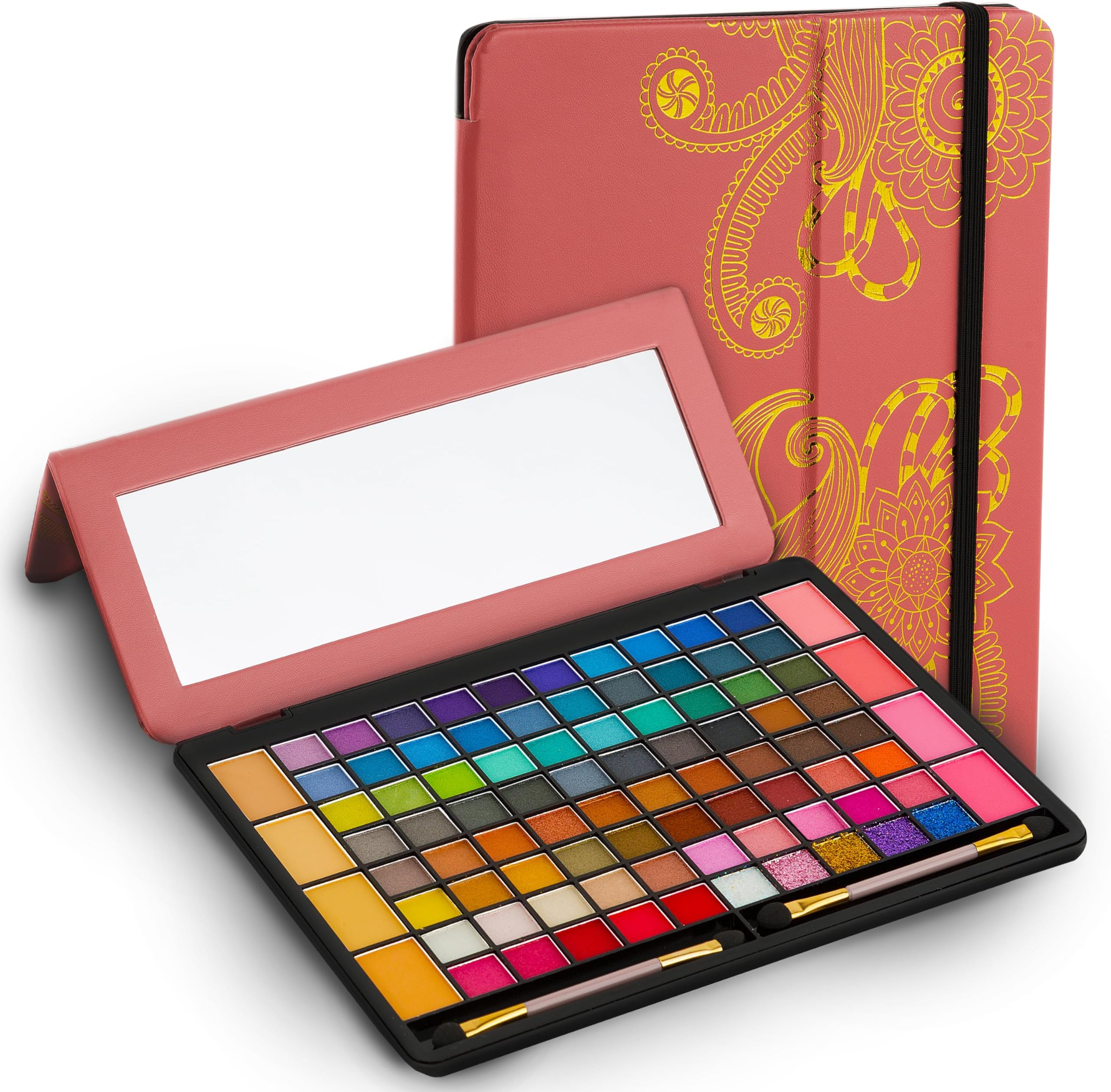Toysical All In One Makeup Kit in Leather Case - Eye Shadow Palette Makeup for Girls, Teens and Women, Highly Pigmented - 88 Colors Eyeshadow Palette - Make Up Set for Beginners or Pros