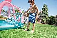 Vista 7 de INTEX Friendly Octopus Piscina Inflable para Niños: Piscina Inflable para Niños con Rociador de Agua y Tobogán – Almohadilla para Salpicaduras – 92