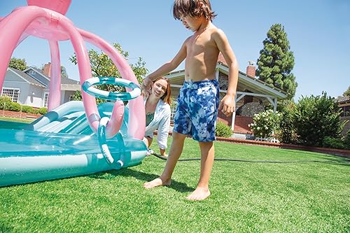 Miniatura 7 de INTEX Friendly Octopus - Piscina inflable para niños con rociador de agua y tobogán - Almohadilla para salpicaduras - 92 x 72 x 59 pulgadas - Edades