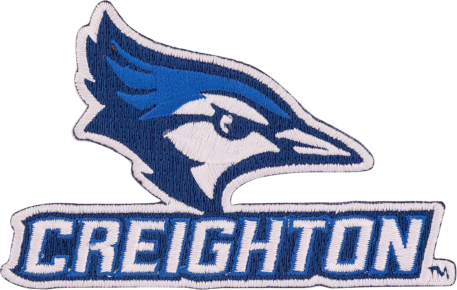 Desert Cactus Creighton University Patch – Embroidered Iron On/Sew On Applique for Blazers, Jackets, Backpacks, Bags, Hats & Tactical Gear – Creighton Bluejays (Patch - Design A) (Pack of 2)