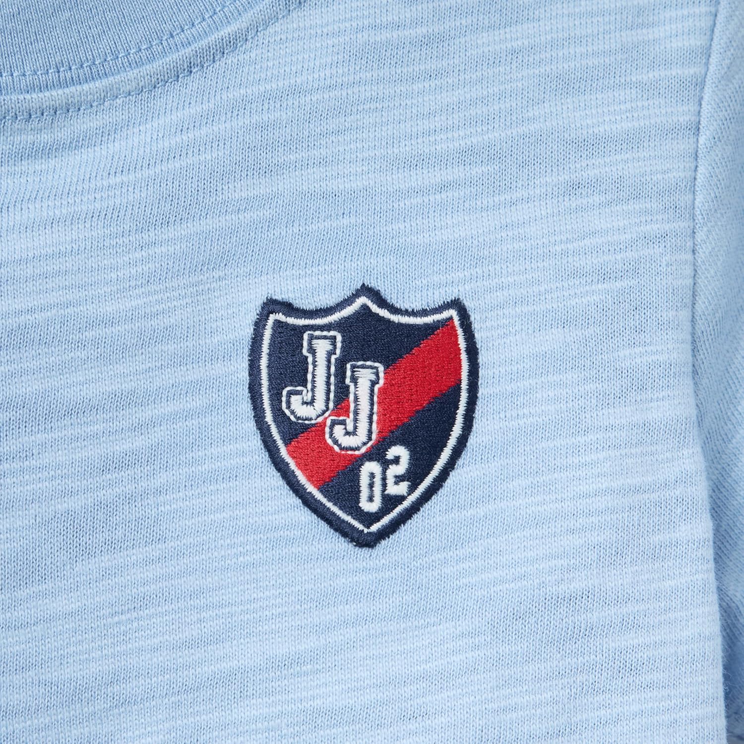 The J&J Patch Slub Tee, Blue, 6-12 - Image 2