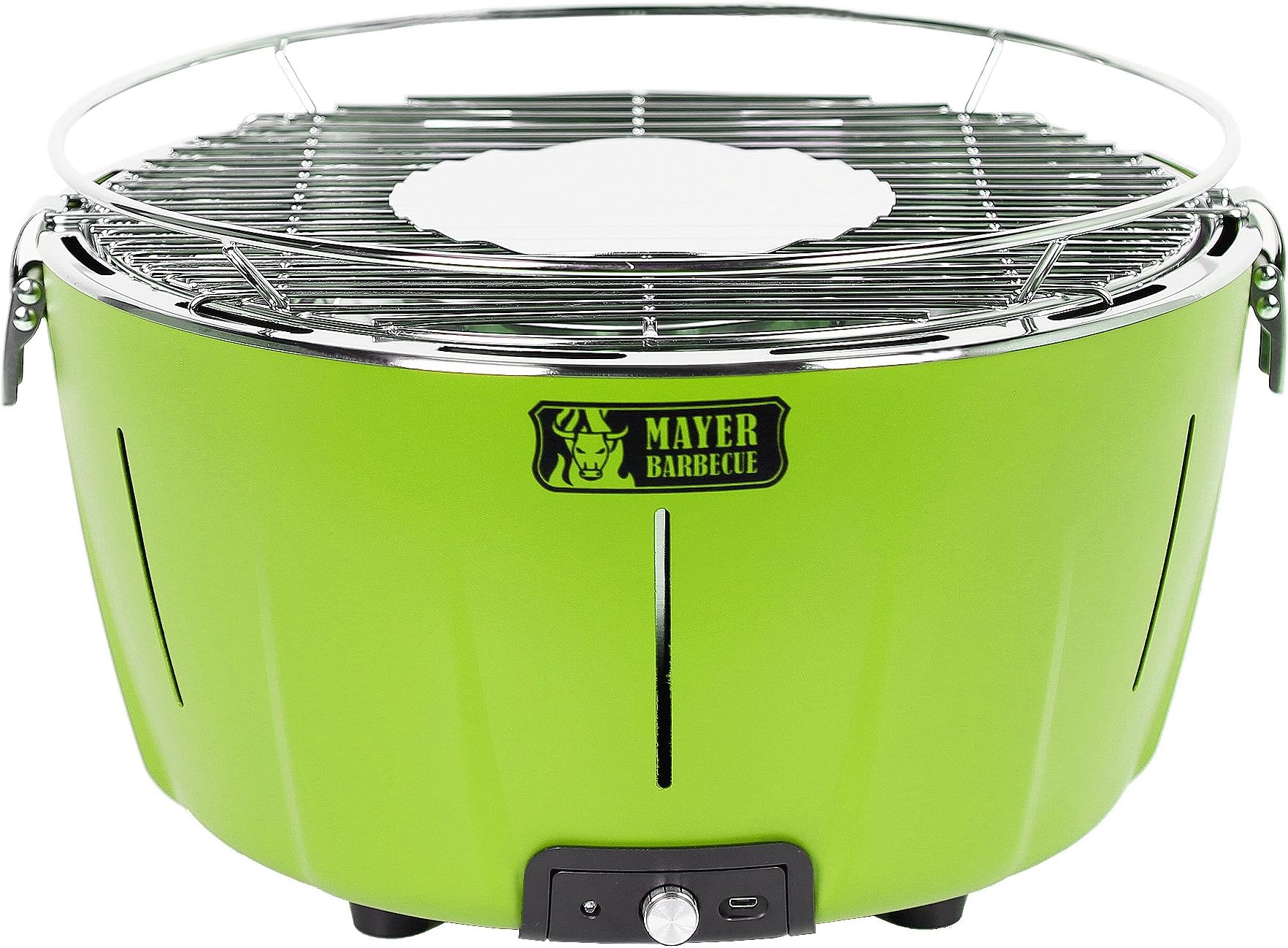 BRENNA Smokeless Charcoal Table-top Grill MTG-201, Green