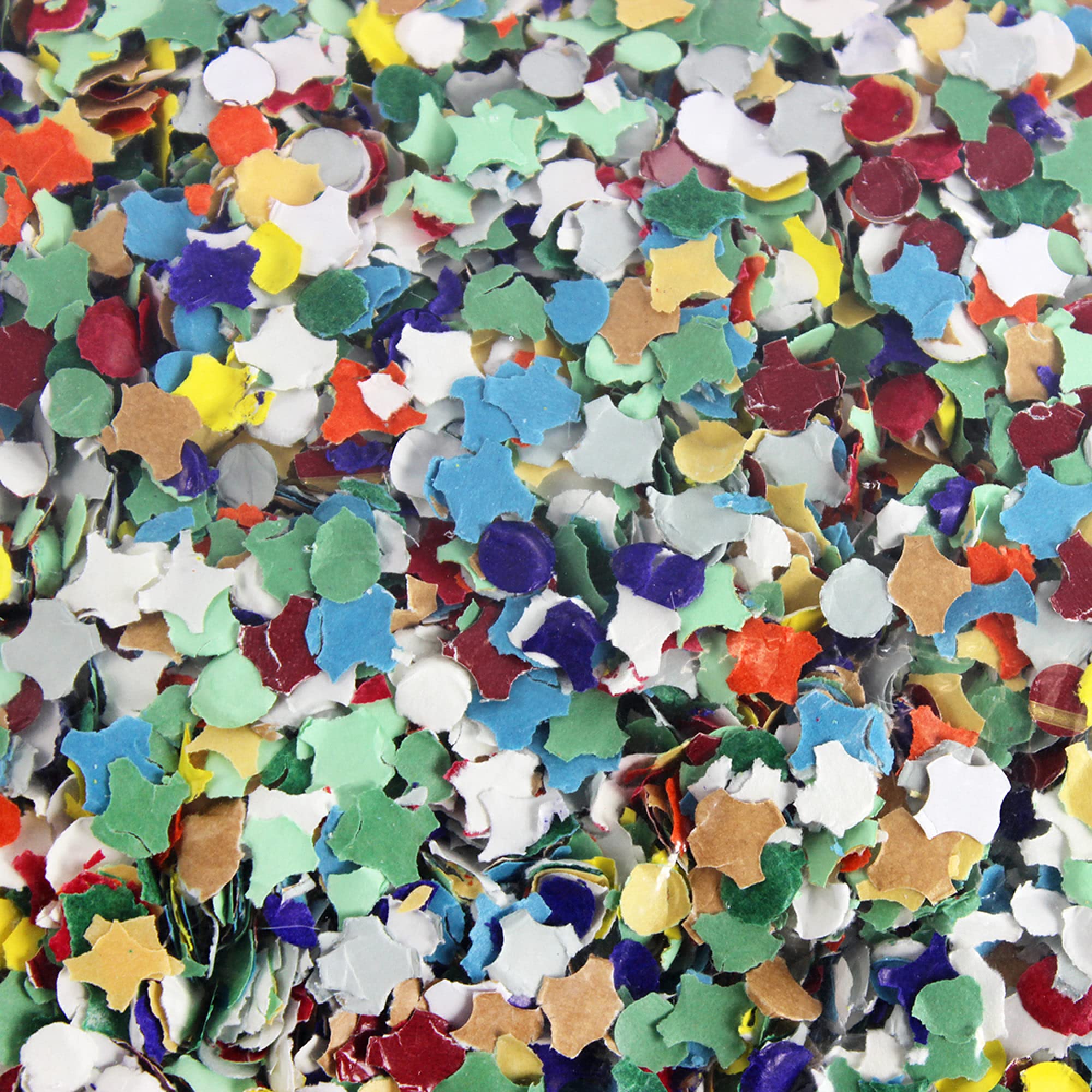 Coriandoli Matrimonio 4 Colori (Rosso, Bianco, Rosa Chiaro, Oro) - Mix Da 50g, 2.5cm In Carta E PVC Per Feste, Compleanni E Carnevale