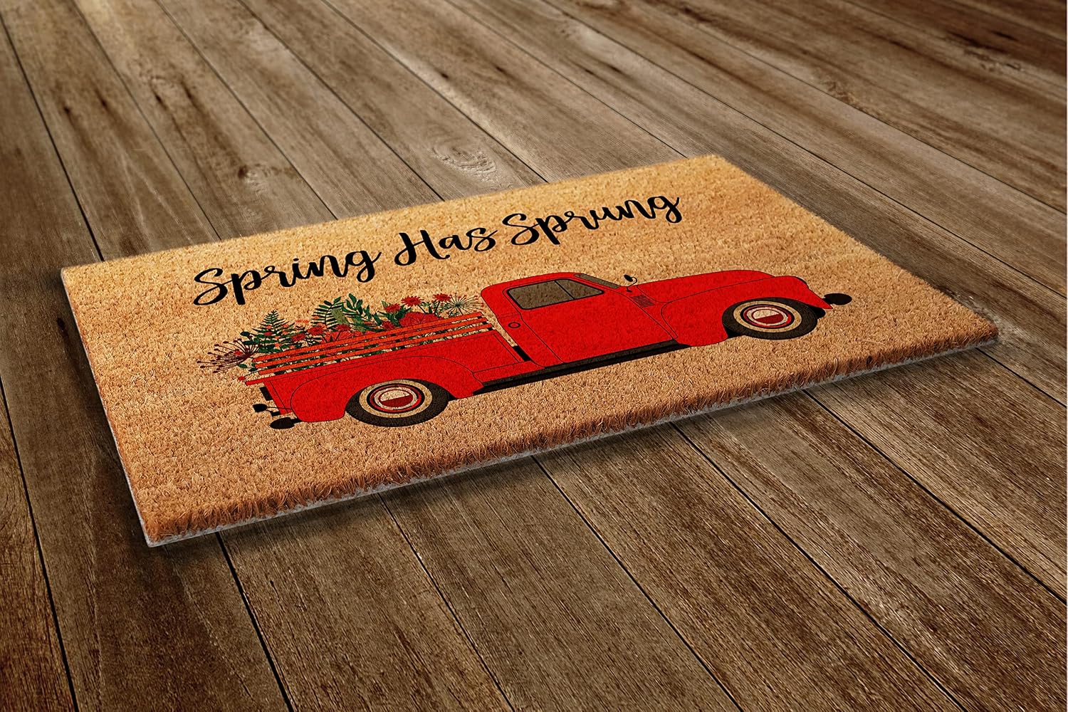 Welcome Spring Has Sprung Coir Door Mat, Hello Spring Door Mat, Funny Doormats