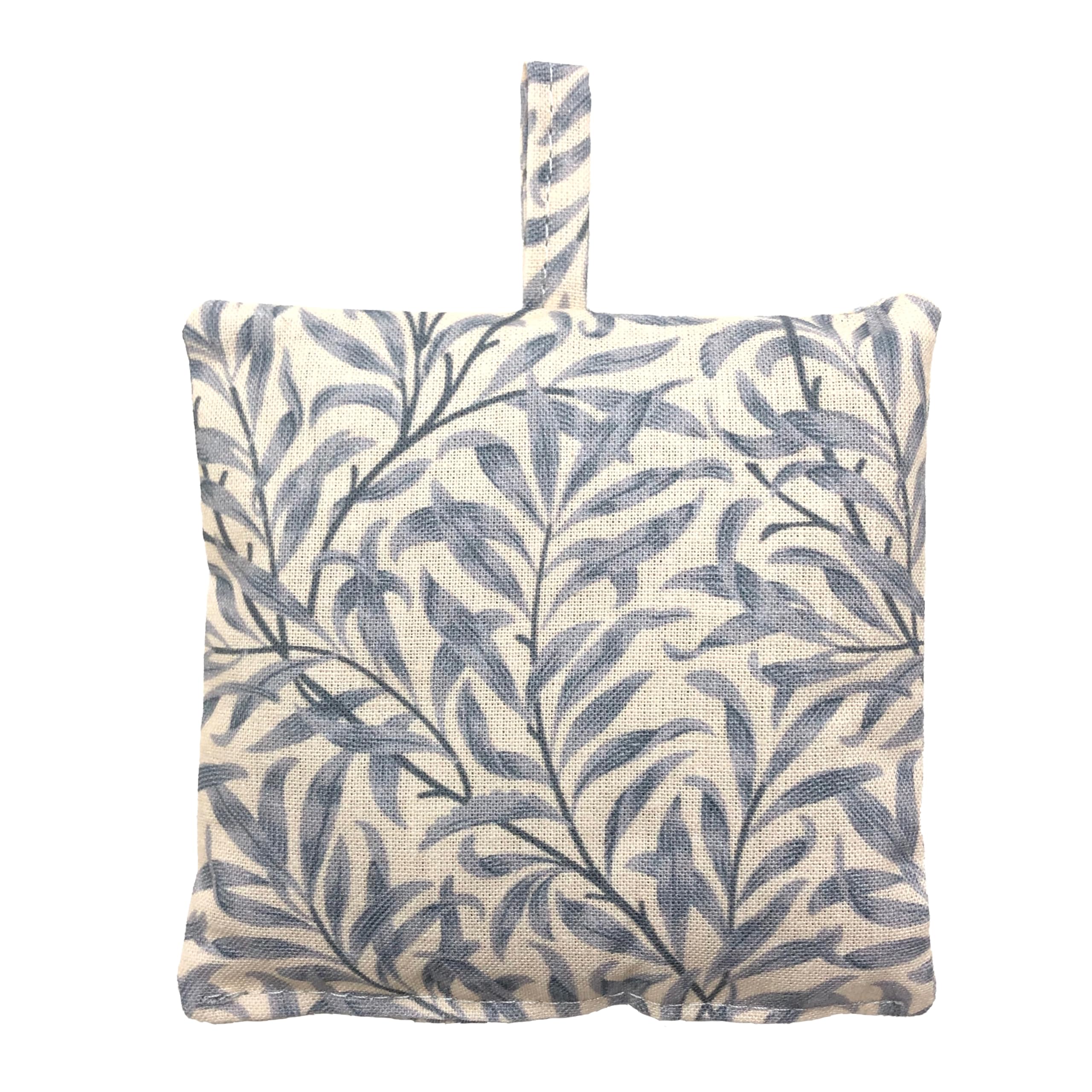 Lavender Sachet – William Morris Inspired Willow Bough, French Lavender, Drawer & Wardrobe Freshener, Handmade in UK, 100% Cotton Gift – Redd & Goud (Heritage Blue)