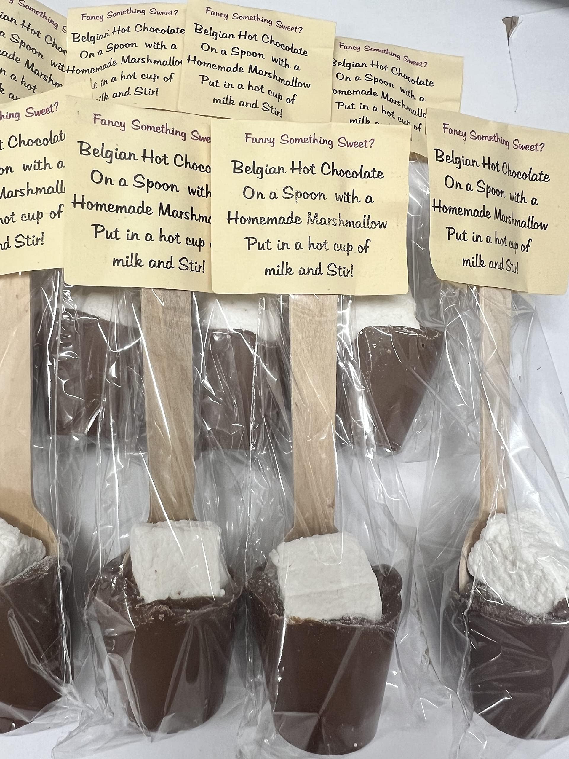 40 Hot Chocolates on a Spoon (Milk Marshmallow)